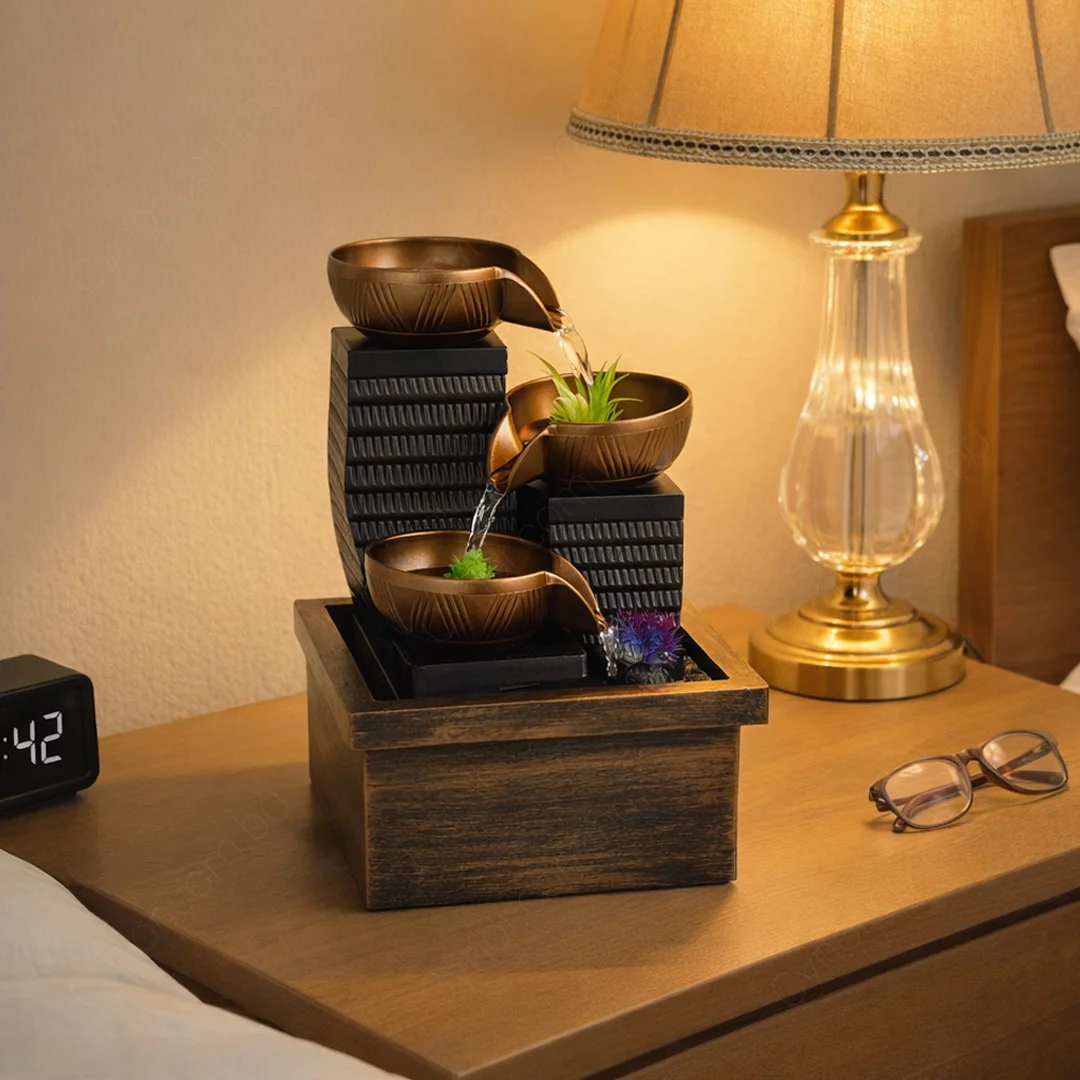 USB Portable Indoor Water Fountain Medium Size Decor